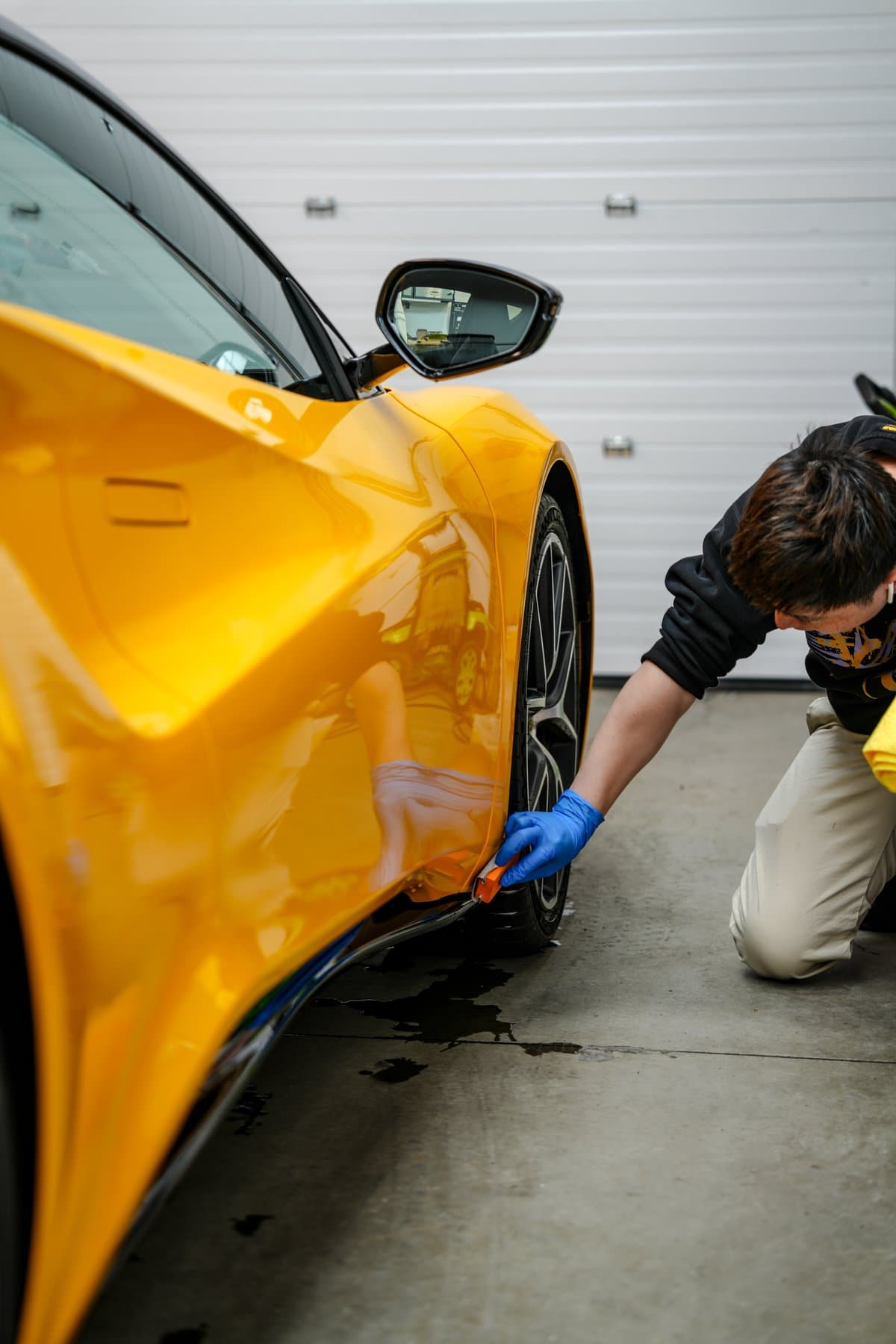 Ceramic coating application